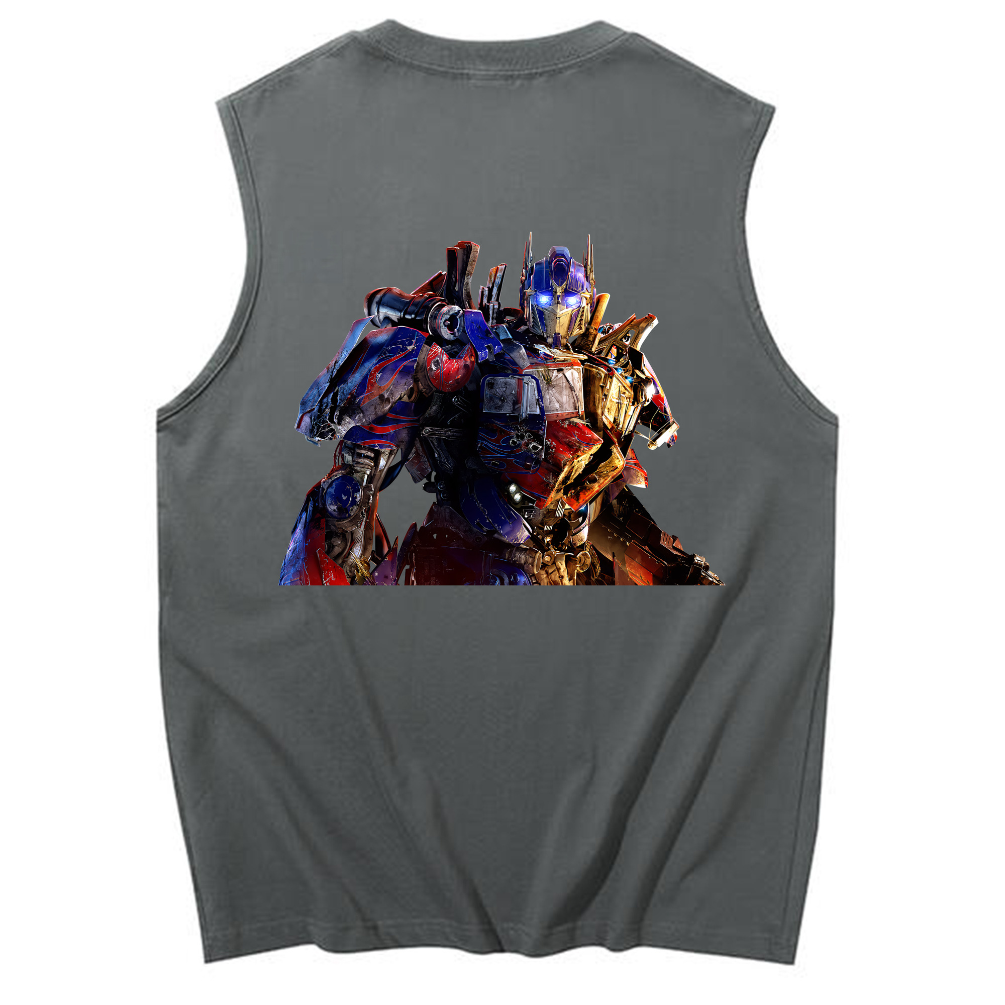 （画像用） Transformers トランスフォーマー コットン100％タンクトップ（背面プリント）